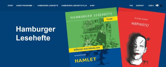 Abbildung Hamburger Lesehefte Homepage