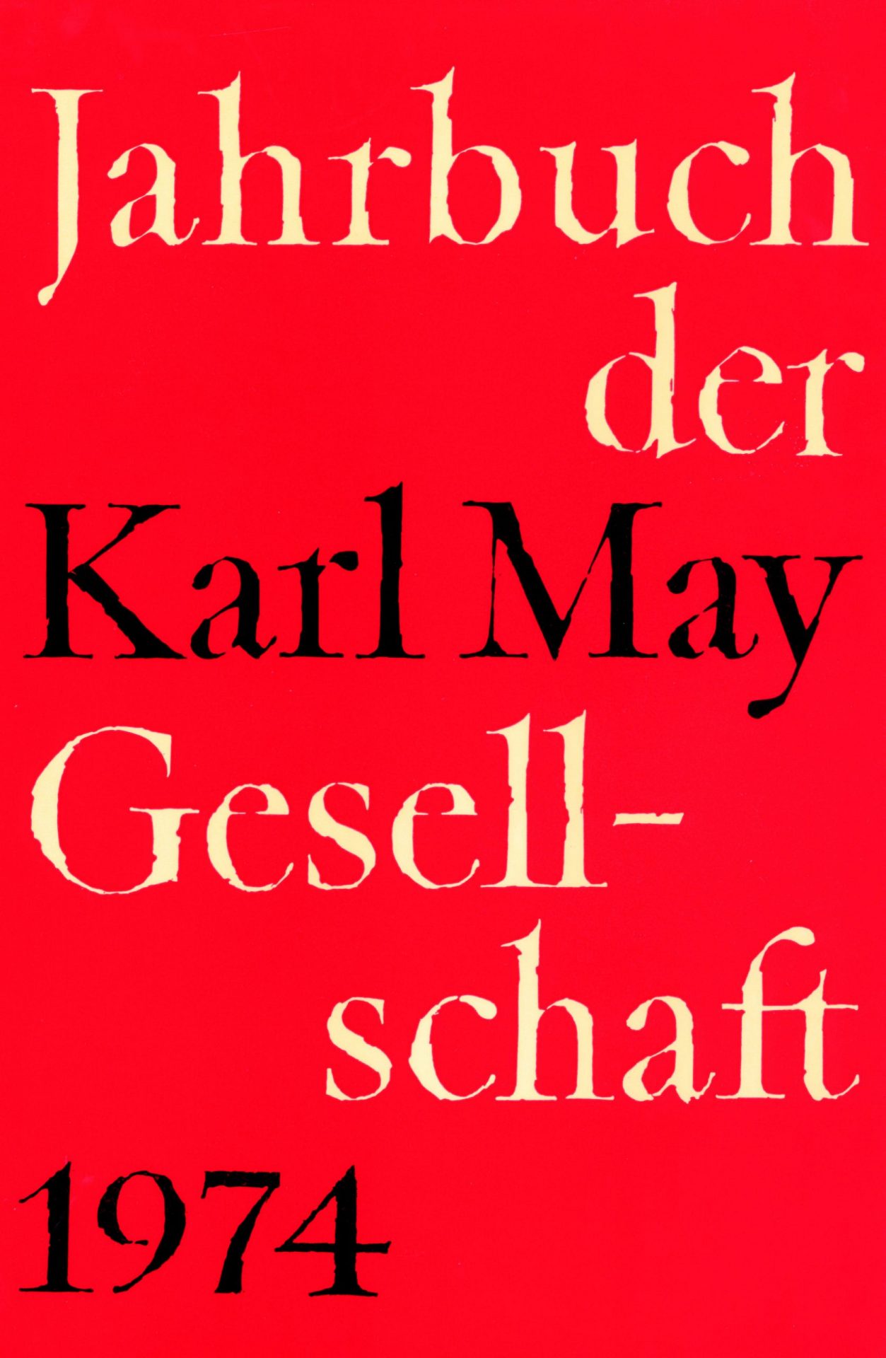 Jahrbuch der Karl-May-Gesellschaft 1974