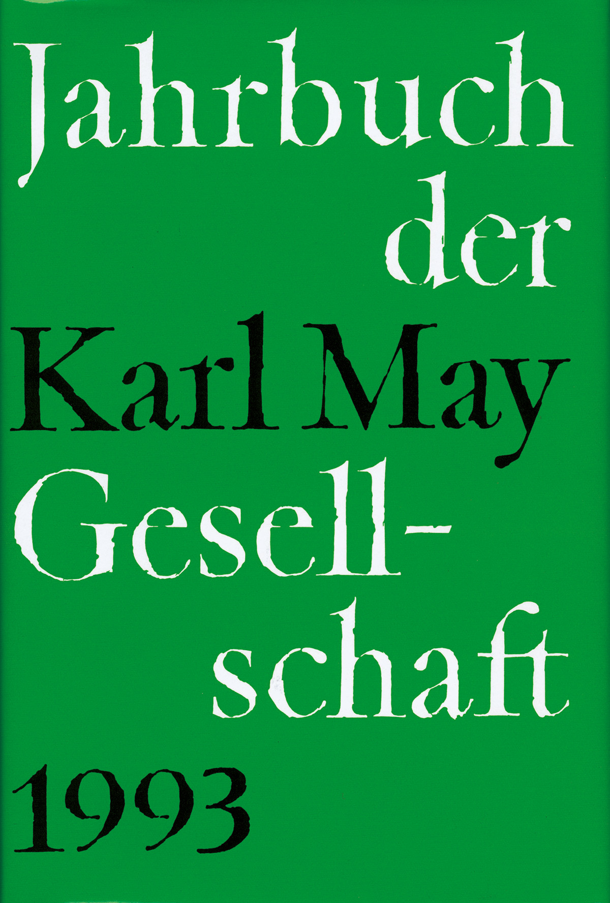 Jahrbuch der Karl-May-Gesellschaft 1993