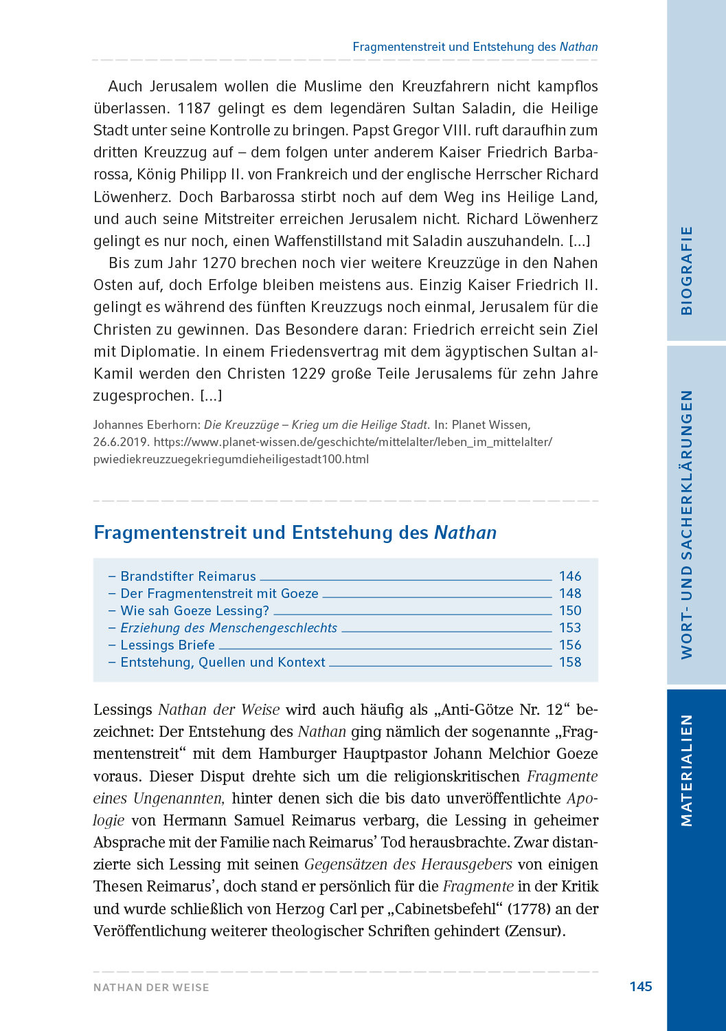 Lessing, Gotthold Ephraim: Nathan der Weise. HL PLUS – Bild 9