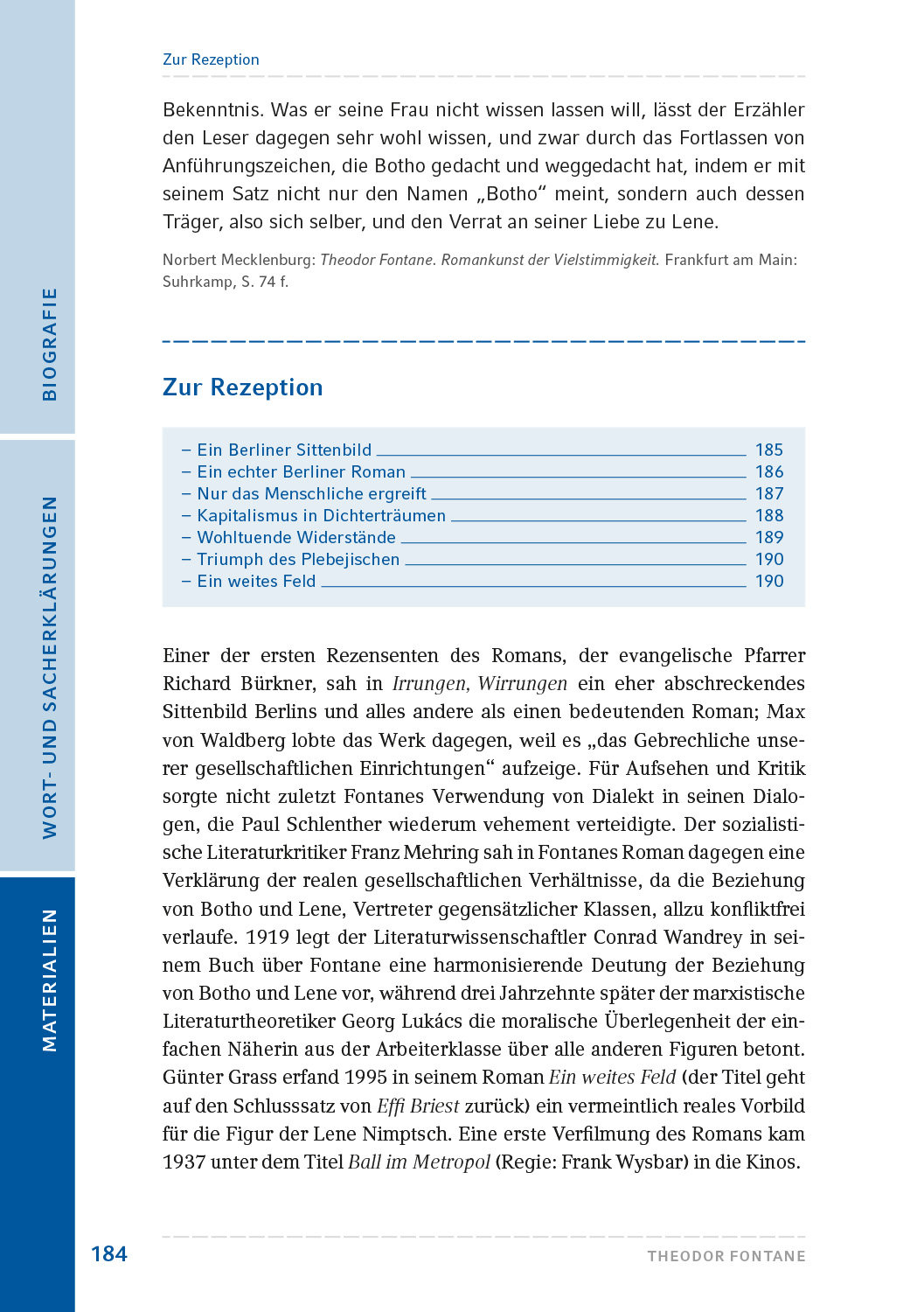 Fontane, Theodor: Irrungen, Wirrungen. HL PLUS – Bild 13