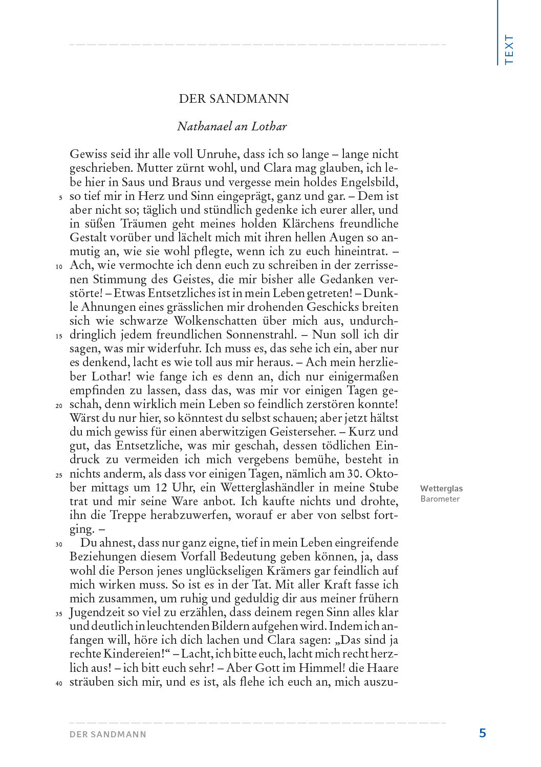 Hoffmann, E. T. A.: Der Sandmann. HL PLUS – Bild 3