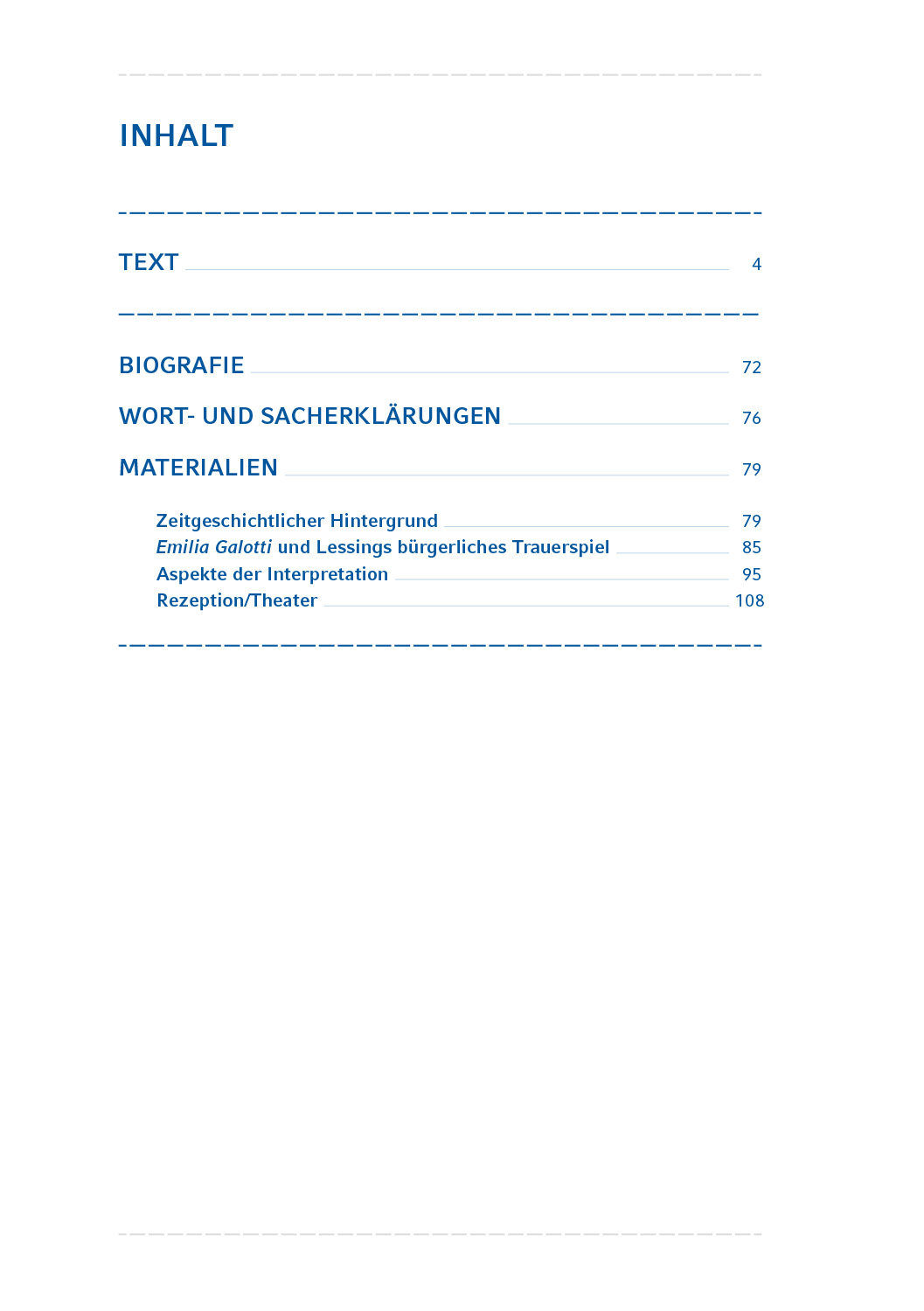 Lessing, Gotthold Ephraim: Emilia Galotti. HL PLUS – Bild 2