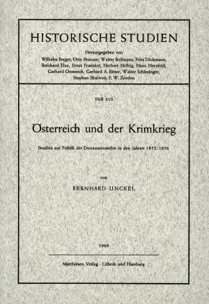 Unckel, Bernhard: Österreich und der Krimkrieg