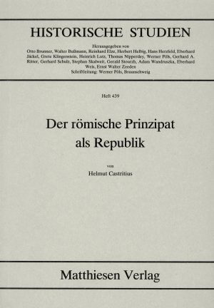 Castritius, Helmut: Der römische Prinzipat als Republik