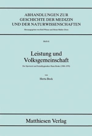 Beck, Herta: Leistung und Volksgemeinschaft