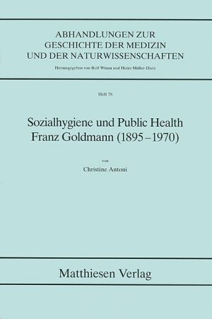 Antoni, Christine: Sozialhygiene und Public Health