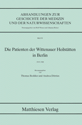 Die Patienten der Wittenauer Heilstätten in Berlin 1919-1960