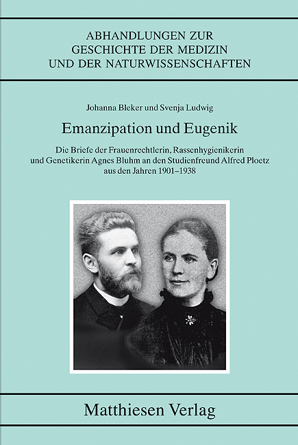 Bleker, Johanna und Ludwig, Svenja: Emanzipation und Eugenik