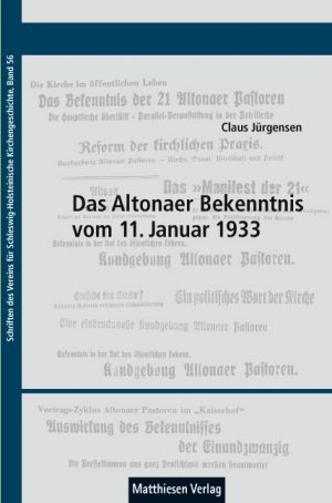 Jürgensen, Claus: Das Altonaer Bekenntnis vom 11. Januar 1933