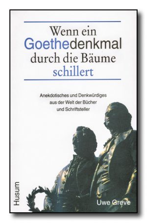Wenn ein Goethedenkmal durch die Bäume schillert