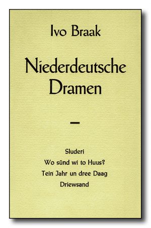 Cover Niederdeutsche Dramen