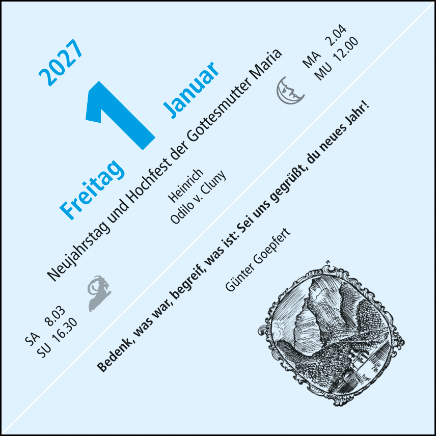 Turmschreiber Tageskalender 2027 – Bild 2