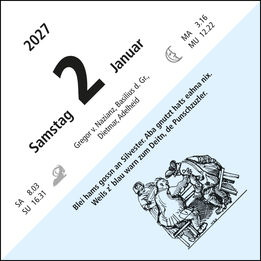 Turmschreiber Tageskalender 2027 – Bild 4