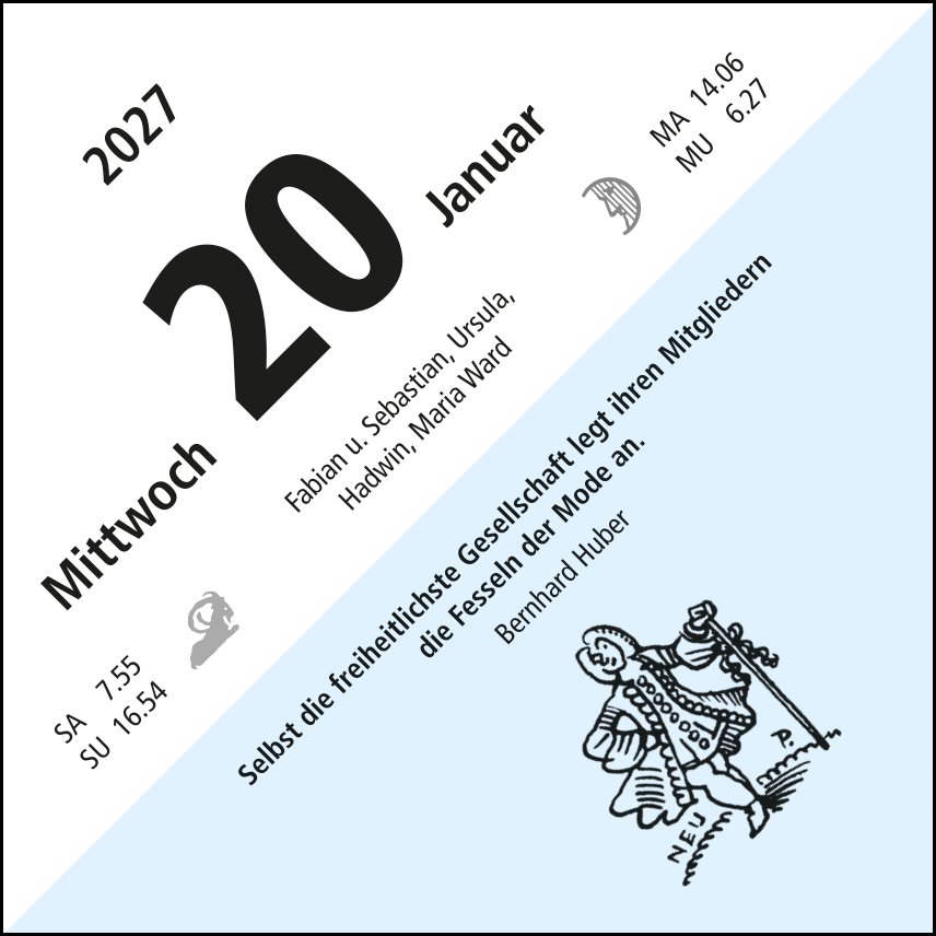 Turmschreiber Tageskalender 2027 – Bild 6